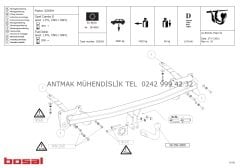 FIAT DOBLO 12/2009 MODEL YILI ÜZERİ ORİS ÇEKİ DEMİRİ