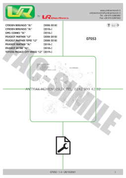 PEUGEOT PARTNER UZUN ŞASE 2008- TSNEXT ÇEKİ DEMİRİ