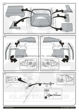DACIA DUSTER 2013 MODEL VE ÜZERİ 7 PİNLİ ORİJİNAL ELEKTRİK TESİSATI