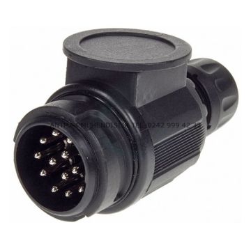 13 PİNLİ ERKEK PLASTİK FİŞ - RÖMORK VE KARAVAN İÇİN ORİS