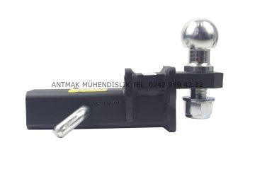 KARE BAĞLANTILI ÇEKİ DEMİRİ TOPUZU KISA TİP 50 mm
