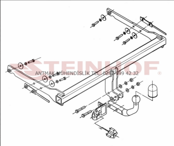 FORD MONDEO 2007-2014 MODEL YILI ARASI ÇEKİ DEMİRİ