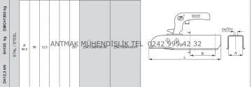 50 MM PROFİLE 1300 KG' LIK RÖMORK KARAVAN KAPLİNİ