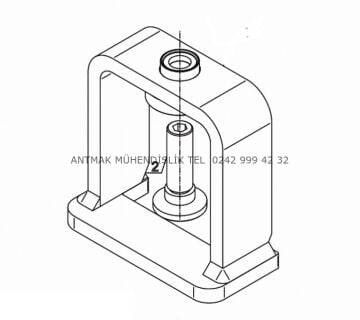 AMERİKAN ÇEKİ DEMİRİ BOŞLUK VE TİTREŞİM ÖNLİYİCİ SABİTLEME KELEPÇESİ (2 İNÇ / 50 MM)